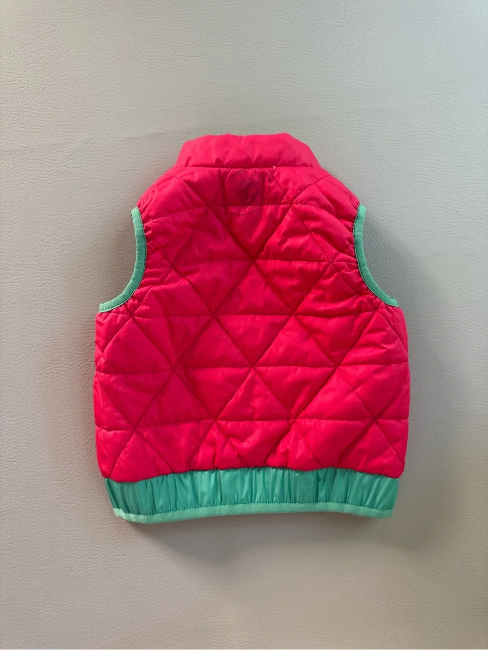Patagonia Baby Animal Puffer Vest Reversible Pink 3-6M Runs Big like 12-18M